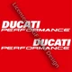 DUCATI PERFORMANCE Fairing Vinyl Side Stickers Decals 899 1199 1299 Panigale 
