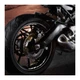 White 17 inch Letter Stripe Rim Stickers For Honda CB 919 Hornet 900 02-07 06 05