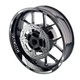 White GP07 Racing 17" Rim Wheel Sticker For Honda NC700 X 12 13 14 15 16 17