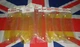 Job Lot x9 Genuine Bell 238 Star Flip Shield Tinted Visor W/O Snaps Yellow