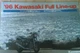 1996 Line up Kawasaki JAPAN  ZXR400 R ZXR250 ZXR750  ZRX  GPZ1100 Brochure