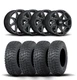ITP Twister 14" Black Wheels And Terra Hook Tires [27x11-14]