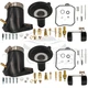 2 X For yamaha XVS650 V Star 650 Carb Rebuild Repair Kit Float Plunger Diaphragm