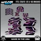 Graphics Kit for STACYC 12 EDRIVE and 16 EDRIVE BRUSHED Prime-purple