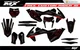 Fit KTM XCW XCFW EXC EXCF 2017 to 2019 & SX SXF XC XCF 2016 to 2018 graphic kit