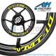 Rim Wheel Decal Stickers Stripe 17'' For Yamaha MT10 2018-2020