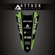 Attack Graphics Renegade Rear Fender Decal Green 207-127-0010