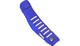 Dcor Seat Cover - Blue Sides - Blue Top with White Ribs Motorcycle 30-50-144
