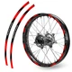 Red R01B Wheel Rim Sticker Decal Tapes For Honda XR 400R 1996-2004