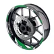 Motorcycle Stripes White Wheel Stickers For Suzuki SV 650X 19 20