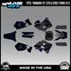 Graphics Kit for Yamaha YZ250 YZ125 (1996-2001) YZ 250 YZ 125 Future-Blue Shift