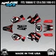 Graphics Kit for Yamaha YZ250 YZ125 (1996-2001) YZ 250 YZ 125 Division - Red