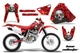 Dirt Bike Graphic Stickers Decals For Honda XR400R 1996-2004 BONES R