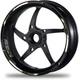 Ducati Panigale Motorcycle Wheel Decals Rim Stickers 899 959 1199 1299 Gold