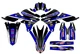 2014-2019 YZ 250 FX VIGOR Blue Senge Graphics Kit Compatible with Yamaha