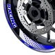 Blue 17" Racing Wheel Rim Stickers For Honda CB650F 14 15 16 17 18 19 20