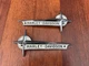 Harley Davidson Eagle Iron 1961-1962 FL Vintage Gas Tank Emblems 61776-61T