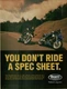 2004 Buell Firebolt XB12R Ydou Don't Ride a Spec Sheet Original Color Print Ad
