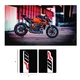 KTM Super Duke WP Suspension Bike Upper Forks  Stickers Graphic Set Black
