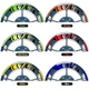 Racing BP 17 inch Rim Wheel Stickers Decals For Honda CBR650R 19-20