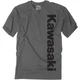 Factory Effex Kawasaki Vertical T-Shirt - Charcoal | XL