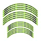 Green Dirt Bike MX Wheel Rim Sticker W01B For Kawasaki KLX 300 25 24 23 22 21