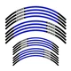 21" 18" A01B Stripe Dirt Bike Wheel Rim Stickers For BETA 430 RS 15-16