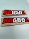 HONDA XR650L XR 650 650L SWING ARM DECALS RIGHT AND LEFT SIDE HIGH END THICK NEW