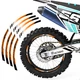 BLUE P05B 21" 18" Wheel Rim Tape Decal Sticker For Honda XR 650L 12-20 17 18 19