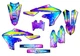 2019-2022 YZ 450 FX SPACE KADET Galaxy Senge Graphics Kit Compatible with Yamaha