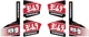 YOSHIMURA - RS9-NB004 - RS-9 MUFFLER DECAL SET 6/PCS