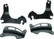 Kuryakyn 7088 Mount For Multi-Purpose Backrest 14-Up Touring Models Black