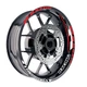 GP09 Wheel Rim Sticker Set For Suzuki SV 650X GSXS750 GSX 750