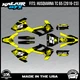 Graphics Kit for Husqvarna TC65 (2016-2023) TC 65 NightCity Series - Yellow
