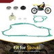 Water Pump Shaft Gear Impeller Gaskets Seals Rebuild Kit For Suzuki RM125 01-06