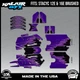 Graphics Kit for STACYC 12 EDRIVE and 16 EDRIVE BRUSHED Fracture-purple