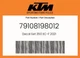 KTM Genuine Decal Set 350 Xc-F 2021 - 79108198012