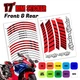 17 inch Wheel Rim Stickers Outer Inner Decal For Yamaha FJ09 MT-09 Tracer 18-20