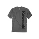 Factory Effex Adult Men Kawasaki Vertical Logo Shirt M L XL 2XL Gray
