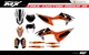 Fit KTM XCW XCFW EXC EXCF 2020 to 2023 & 2019 to 2022 SX SXF XC XCF graphic kit