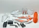 OEM Plastics Orange White Fits KTM 85SX 2018-2024 Kit Shroud Fender Panel Guard✅