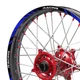 Blue 21'' 19'' MX Wheel Rim Stickers P02B For Suzuki RM 125 1990-2008