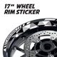 SP13 17'' Rim Wheel Stickers Decal Graphic Kit Set For Honda CBR650R 19-20