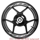 17'' Rim Sticker Letters Stripes For Honda CBR650R CBR650F