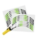 Green 17" Rim Reflective Wheel Stickers SH26 For Triumph STREET TRIPLE 765 / R 1