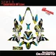  FOR HONDA AFRICA TWIN CRF 1100L 2020 GRAPHICS KIT DECALS STICKERS BLine Yellow