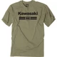 Factory Effex Kawasaki Sixty Two T-Shirts Lg Green 27-87124