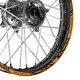 Orange W01B Wheel Rim Sticker Decal Tapes For Honda CRF 450RX 2017-2021