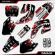 Gray Red Savage Camo Racing Graphics Kit fit Honda Cr125 Cr250 00-01 CR 125 250