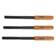 Lang Tools 12.5" SAE/Metric Thread Repair File Set w Plastic Handle, 3 Pieces